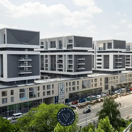 North View 1br 20 Sqm Terrace & Free Parking Бухарест
