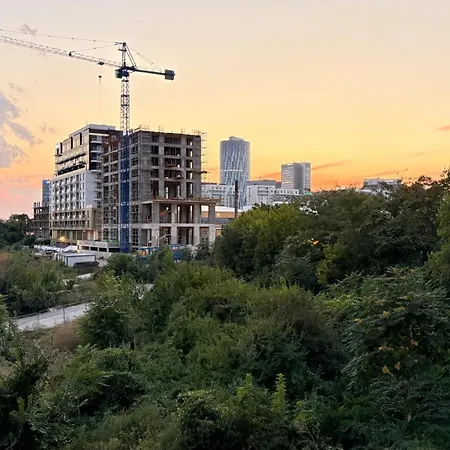 North View 1br 20 Sqm Terrace & Free Parking Бухарест